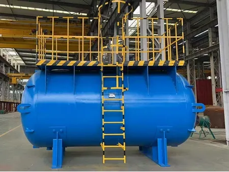 Horizontal Glass Lined Storage Tank