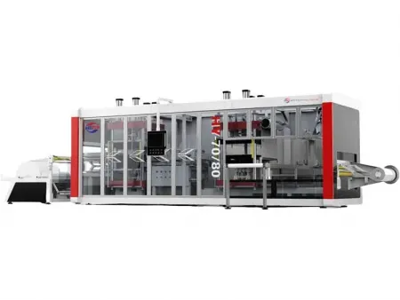 3 Station Plastic Thermoforming Machine  (BOPS/PET/PS/PVC)