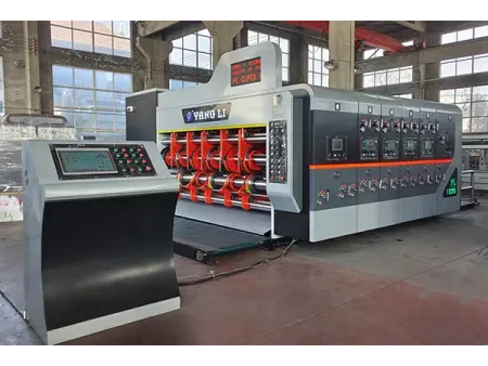 Printer Slotter Rotary Die Cutter with Lead Edge Feeder, CZYL-C