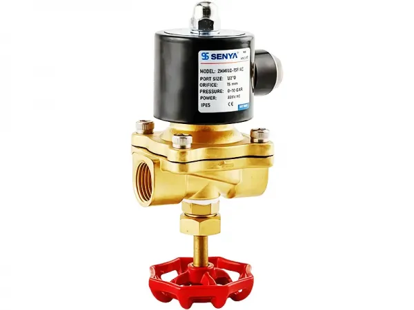 Brass Solenoid Valve 2WM Series | Dual-Control for Fire | SENYA | ETW