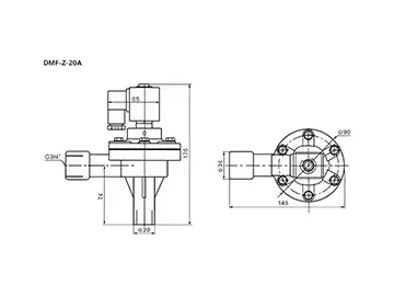 DMF-Z Series  Cast Aluminum 2/2-Way Solenoid Valve