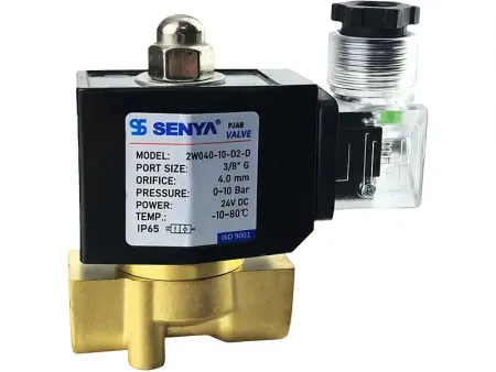 2W040-10-D2-D Series  Brass 2/2-Way Solenoid Valve