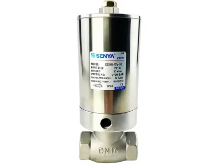 Stainless Steel 2/2-Way Pneumatic Valve
