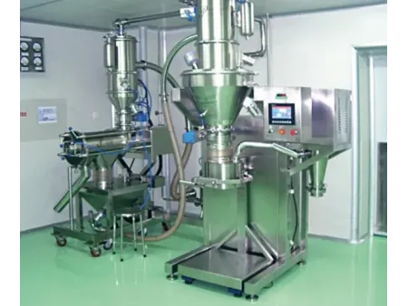 Integrated Powder Handling System (Mixing/Sifting/Filling)