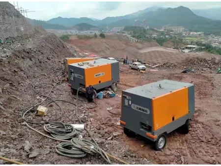 Portable Electric Screw Compressor