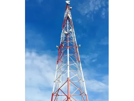 3-Legged Tubular Steel Communication Tower