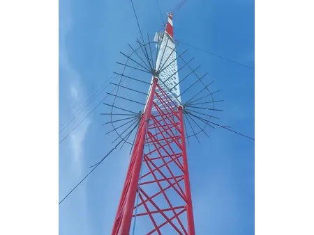 Guyed Communication Tower (Guyed Mast)