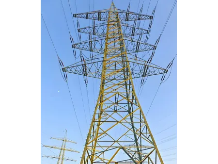 Angular Steel Power Transmission Tower