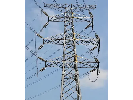 Tubular Steel Power Transmission Tower