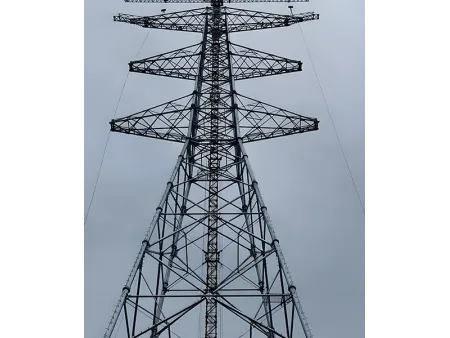 Tubular Steel Power Transmission Tower