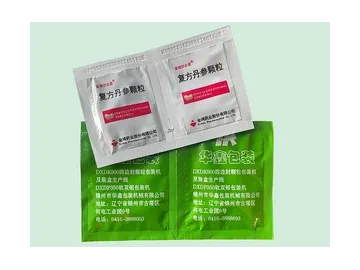 DXDK950Q, Full-Servo  4-Side Seal Sachet Packaging Machine for Granule & Liquid