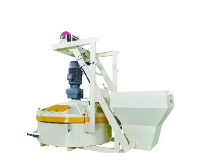 Planetary Concrete Mixer with Skip Hoist