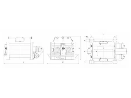 Twin Shaft Concrete Mixer