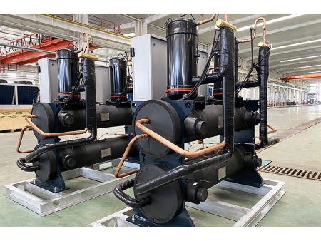 Water Cooled Scroll Chiller and Heat Pump, 70kW-280kW
