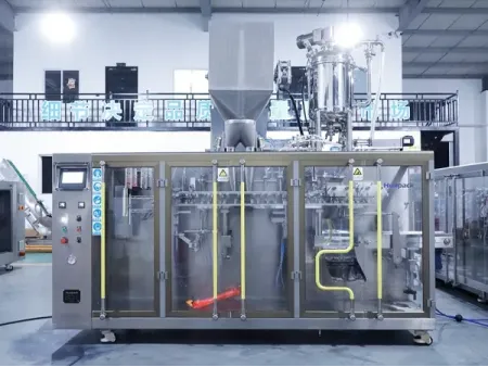 Premade Pouch Packaging Machine, 2-Nozzle Filling