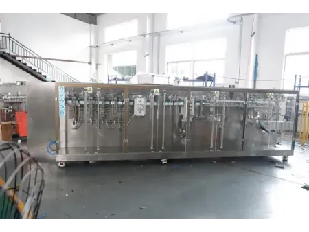 Zipper Stand-Up Pouch HFFS Packaging Machine, 2-Nozzle Filling