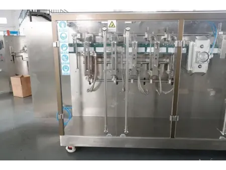 Zipper Stand-Up Pouch HFFS Packaging Machine, 2-Nozzle Filling