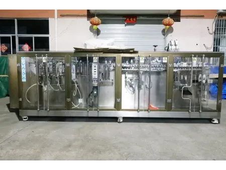 Stand-Up Pouch HFFS Packaging Machine, 2-Nozzle Filling