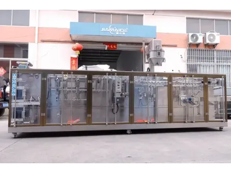 Zipper Pouch HFFS Packaging Machine, 2-Nozzle Filling