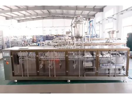 Servo Driven Premade Pouch Packaging Machine, 4-Nozzle Filling