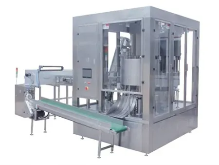 Continuous Rotary Spout Pouch Filling and Capping Machine