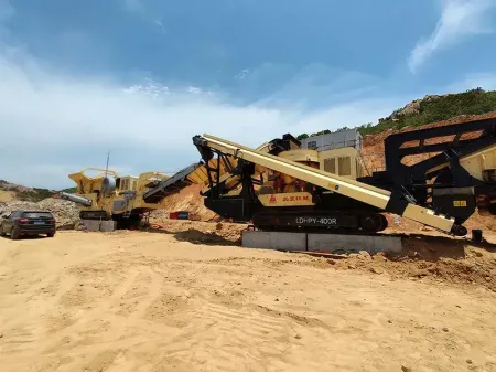 300 TPH Mobile Granite Crushing Plant in Fujian