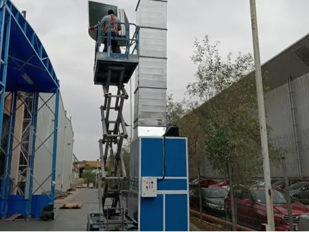 Retractable Paint Booth