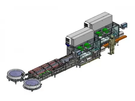 Automatic Packaging System with Dual Bowl Feeder