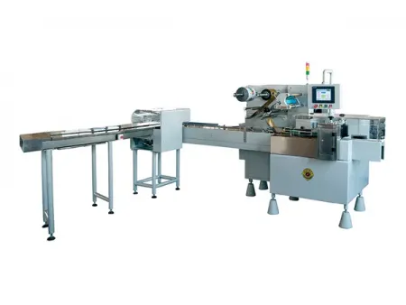 Trayless Horizontal Packaging Machine, SF-G (Multi-Servo Biscuit-on-Edge Packaging)
