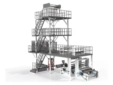 Co-Extrusion Blown Film Machine (1-3 Layers PE/PP Films)