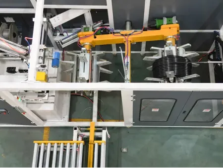 PE Pipe Coiling & Strapping Machine
