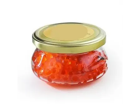 Glass Caviar Jars