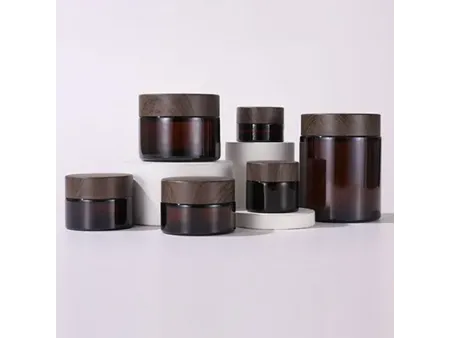 Glass Cosmetic Containers & Makeup Jars