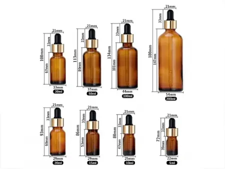 Glass Essential Oil Bottles