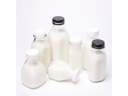 Glass Milk Bottles