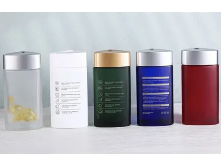 Glass Supplement Bottles