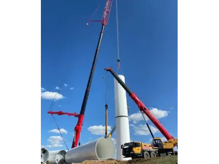 Steel Wind Towers, Transmission Poles & Custom Steel Stacks