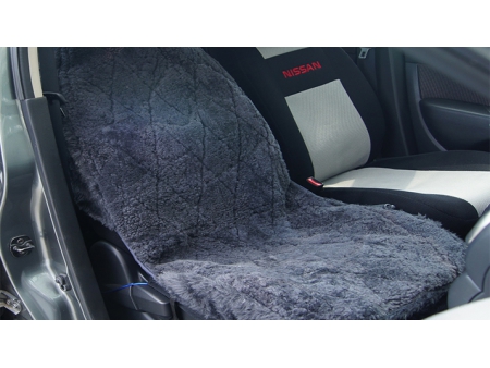 Patchwork Sheepskin Car Seat Cover