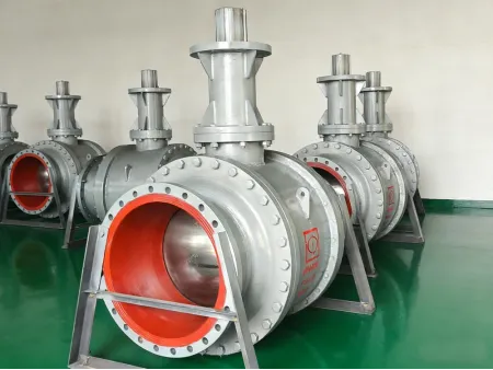 Cast Basalt Wear-Resisting Ball Valve  (Large Diameter Fused Cast Basalt Lined Valve, 80-1200 mm)