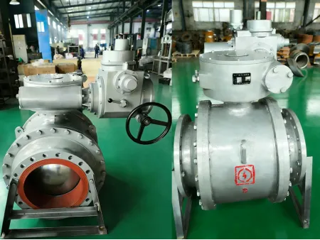 Cast Basalt Wear-Resisting Ball Valve  (Large Diameter Fused Cast Basalt Lined Valve, 80-1200 mm)