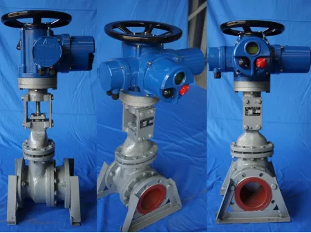 Cast Basalt Wear-Resisting Gate Valve  (Large Diameter Fused Cast Basalt Lined Valve, 80-500mm)
