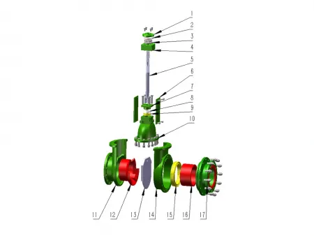 Cast Basalt Wear-Resisting Gate Valve  (Large Diameter Fused Cast Basalt Lined Valve, 80-500mm)