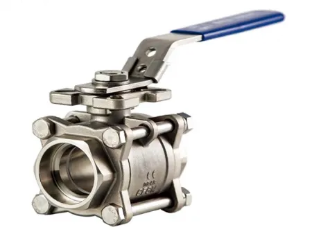 Direct Mount 3-Piece Ball Valve  (Stainless Steel Weld Ball Valve)