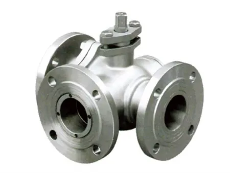 Flanged 3-Way T-Port Ball Valve