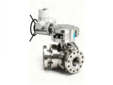Large-Bore 3-Way Ball Valve  (80-500 mm Stainless Steel Valve)