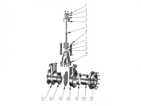 Large-Bore Stainless Steel Gate Valve (80-500mm)