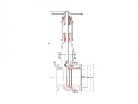 Large-Bore Stainless Steel Gate Valve (80-500mm)