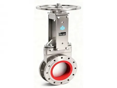 Large-Bore Stainless Steel Thin Gate Valve  (Short Face-to-Face Dimension, L=80mm)