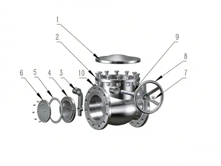 Large-Bore Stainless Steel Check Valve  (80-500 mm Non-Return Valve)