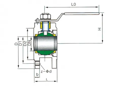 Thin/Wafer Ball Valve